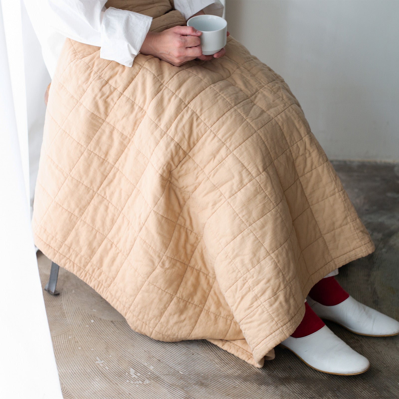 UKIHA ブランケットハーフ (Maple) – YARN HOME Online Shop