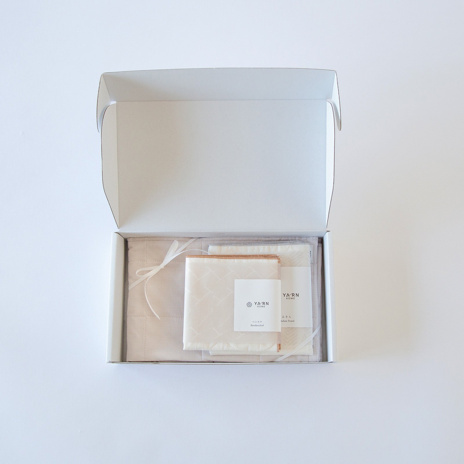フェイスタオル　布巾 YARN HOME/ギフトボックス/タオル/ふきん/吸水速乾/ガーゼ