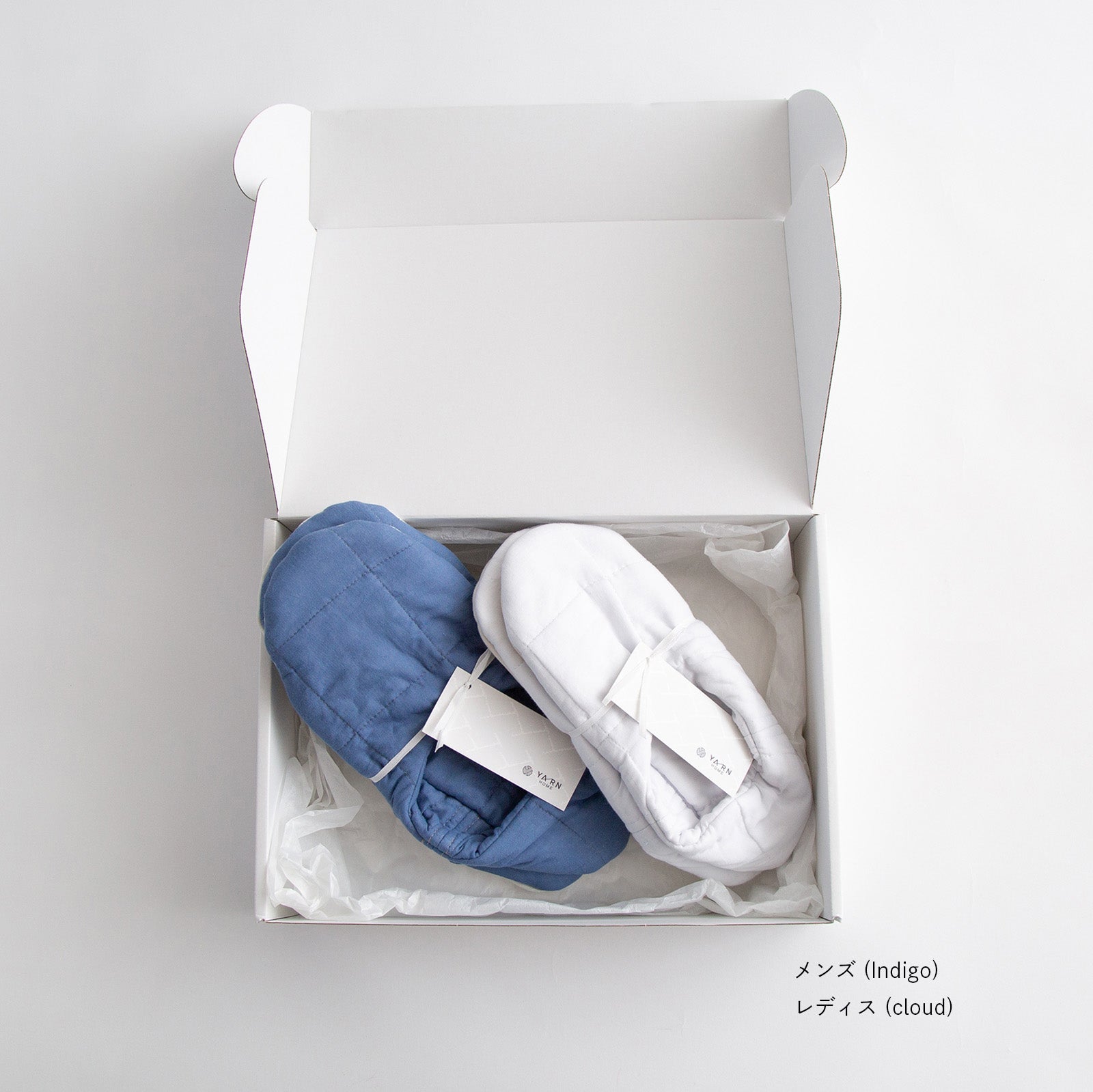 YARN HOME/ギフトボックス/ペアセット/ルームシューズ