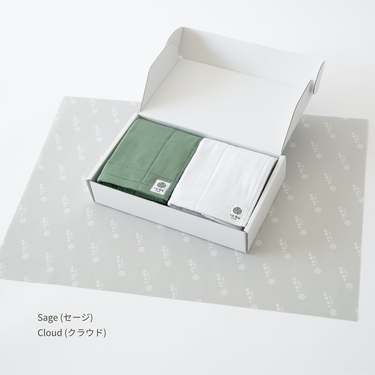 【GIFT BOX】UKIHA  フェイスタオル ２枚セット