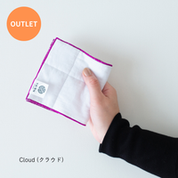 [OUTLET] UKIHA ハンカチ ハーフ / Cloud(クラウド) 2枚セット