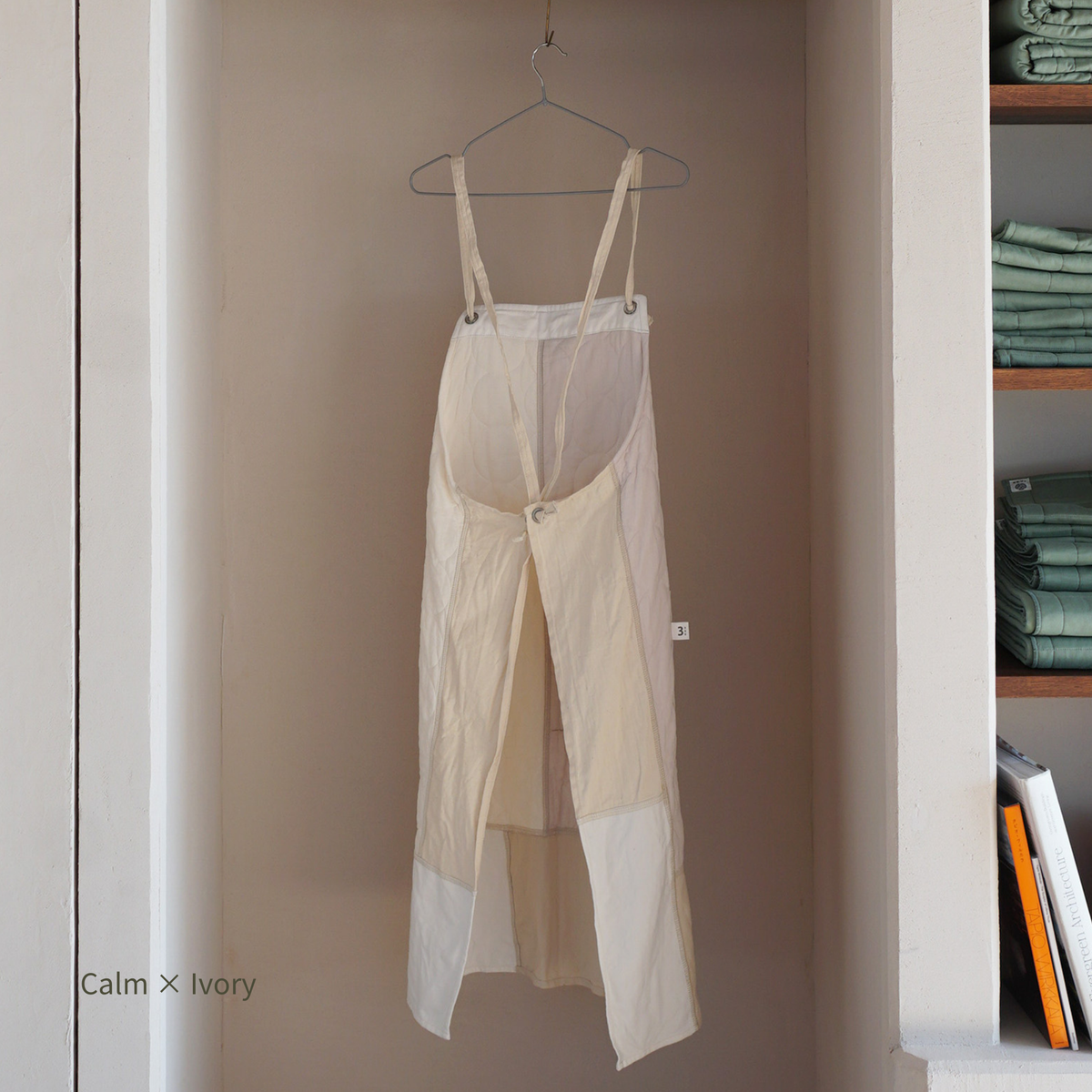 パッチワークエプロン　3sun × Another YARN HOME