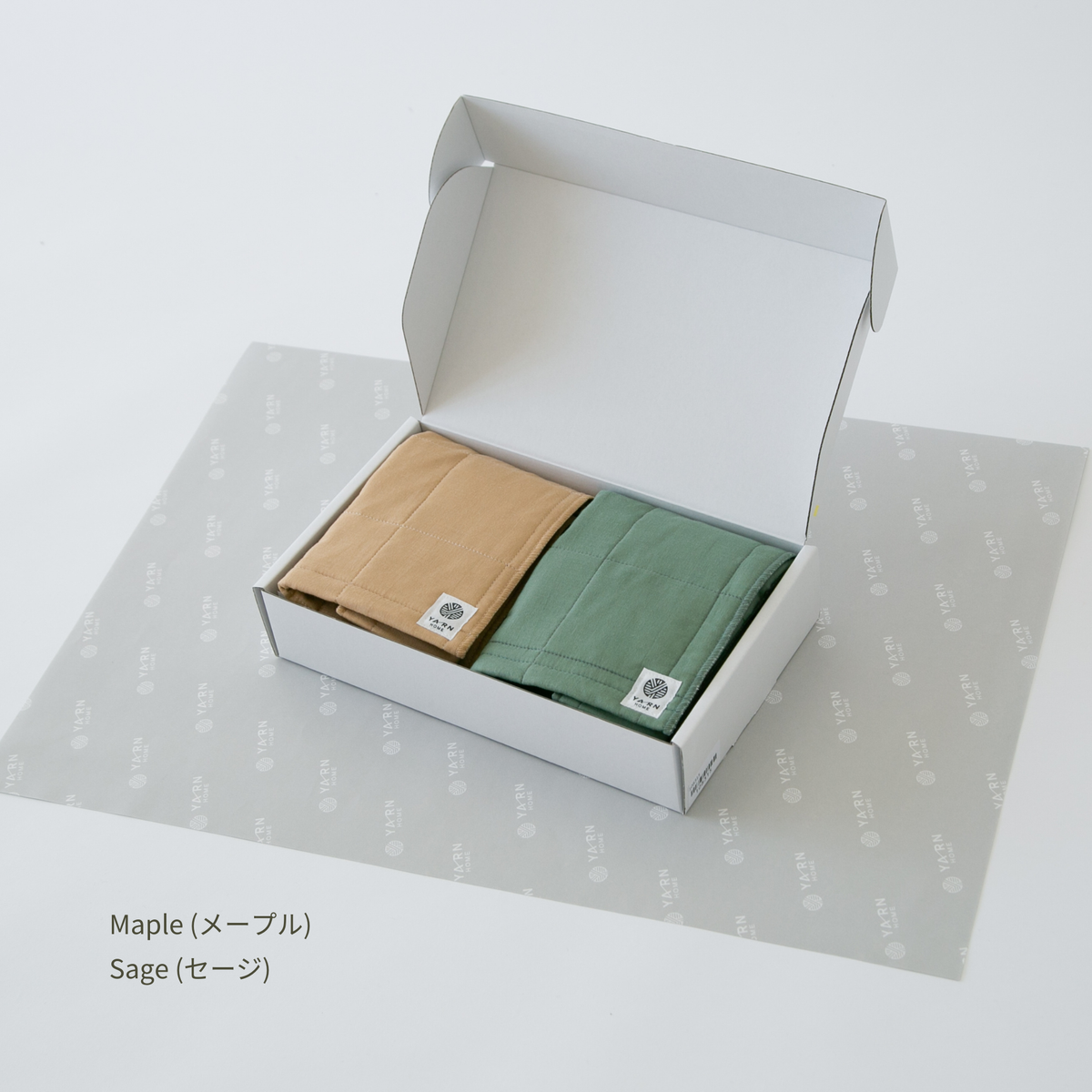 【GIFT BOX】UKIHA  フェイスタオル ２枚セット