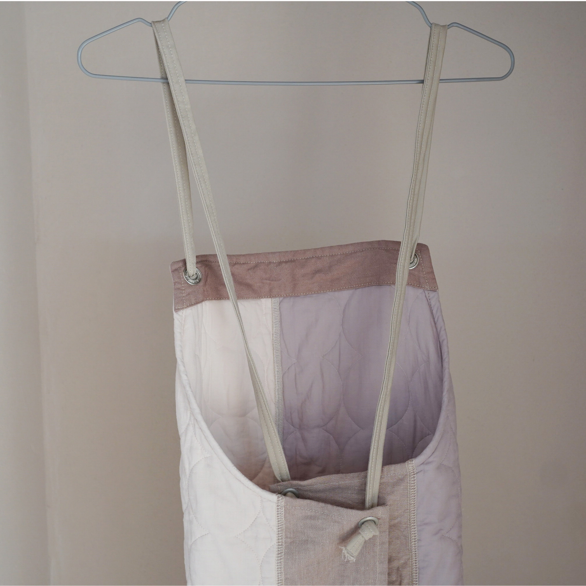 パッチワークエプロン　3sun × Another YARN HOME