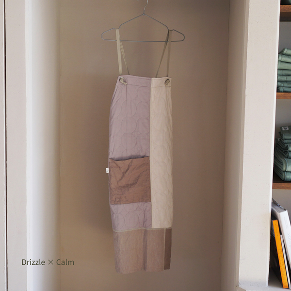 パッチワークエプロン　3sun × Another YARN HOME