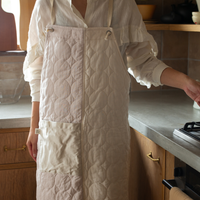 パッチワークエプロン　3sun × Another YARN HOME